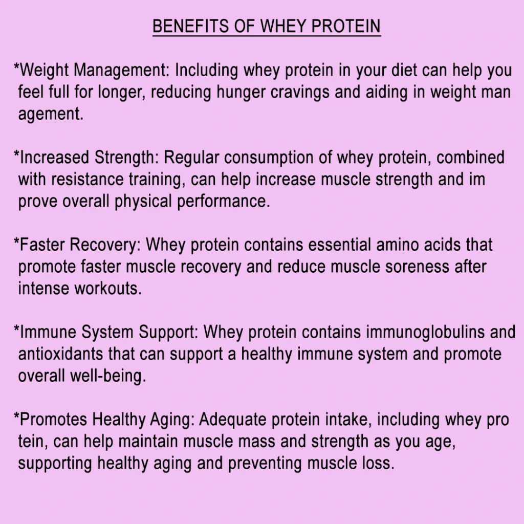 BENEFITS OF WHEY PROTEIN
